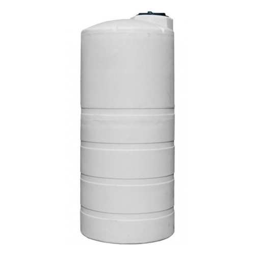 2,000 Gallon Vertical Plastic Storage Tank, 64'' Diameter x 152'' High