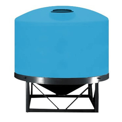 2,500 Gallon Heavy Duty Cone Bottom Tank, 95'' Diameter x 105'' High