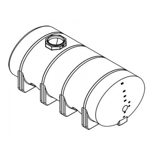 1,635 Gallon Elliptical Leg Tank, 71'' Wide x 142'' Deep x 58'' High