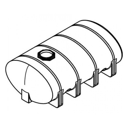 2,035 Gallon Elliptical Leg Tank, 84'' Wide x 142'' Deep x 56'' High