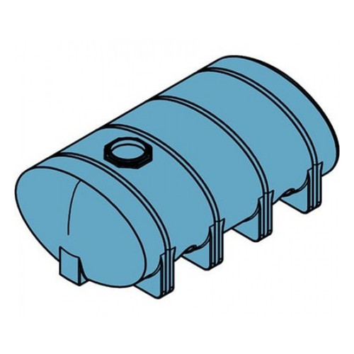 2,035 Gallon Heavy Duty Elliptical Leg Tank, 84'' Wide x 142'' Deep x 56'' High