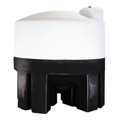2,500 Gallon Cone Bottom Tank w/ Poly Stand, 96'' Diameter x 116'' High