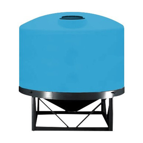 7,500 Gallon Heavy Duty Cone Bottom Tank, 141'' Diameter x 149'' High