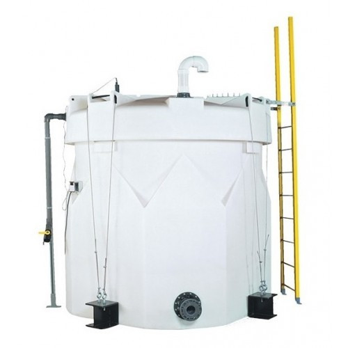 4,000 Gallon Double Wall Tank, 102'' Wide x 102'' Deep x 178'' High, Model 5610000N43