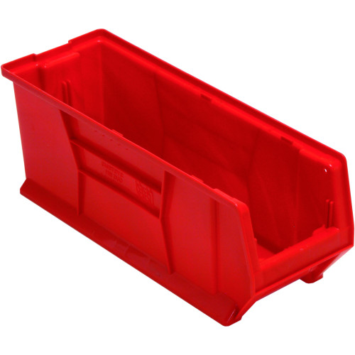 Red Jumbo Ultra Bin 23.88'' W x 8.25'' D x 9'' H - Case of 6 (23.875 in W x 9 in D x 8.25 in H)