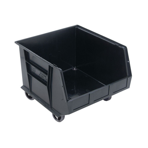Black Mobile Hulk Container 18'' W x 16.5'' D x 14'' H - Case of 3 (18 in W x 14 in D x 16.5 in H)