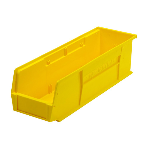 Yellow Ultra Stack and Hang Bins 18'' W x 5.5'' D x 5'' H - Case of 12 (18 in W x 5 in D x 5.5 in H)