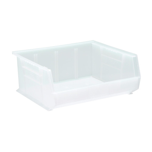 Clear Ultra Stack and Hang Bins 14.75'' W x 16.5'' D x 7'' H - Case of 6 (14.75 in W x 7 in D x 16.5 in H)