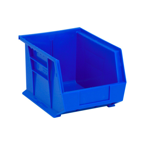 Blue Ultra Stack and Hang Bins 10.75'' W x 8.25'' D x 7'' H - Case of 6 (10.75 in W x 7 in D x 8.25 in H)