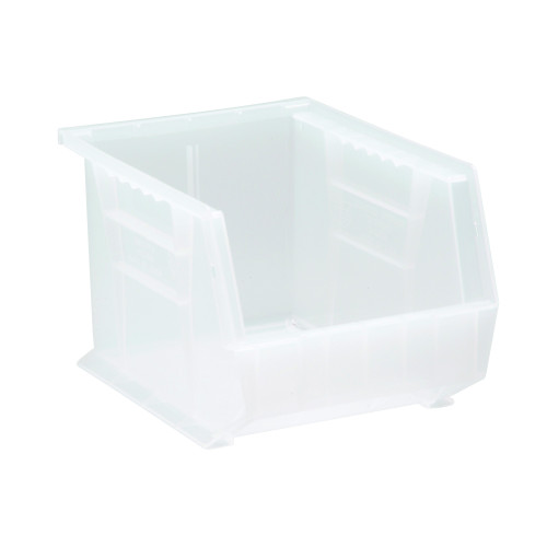 Clear Ultra Stack and Hang Bins 10.75'' W x 8.25'' D x 7'' H - Case of 6 (10.75 in W x 7 in D x 8.25 in H)