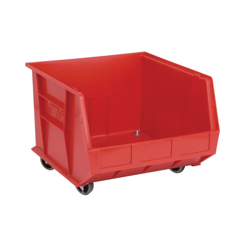 Red Mobile Hulk Container 18'' W x 16.5'' D x 14'' H - Case of 3 (18 in W x 14 in D x 16.5 in H)