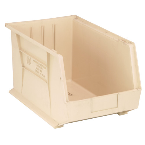 Ivory Ultra Stack and Hang Bins 18'' W x 11'' D x 10'' H - Case of 4 (18 in W x 10 in D x 11 in H)