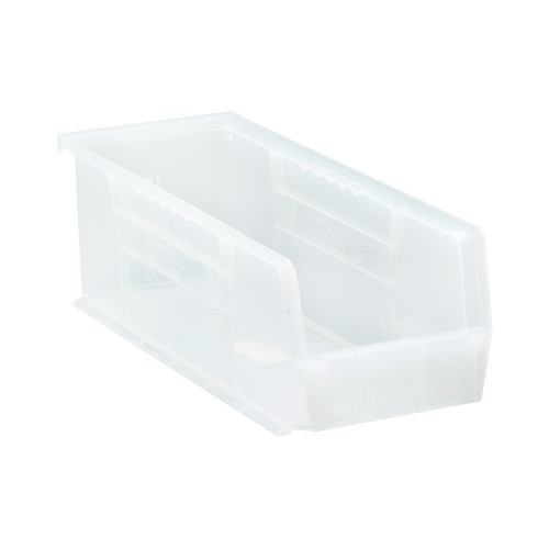 Clear Ultra Stack and Hang Bins 14.75'' W x 5.5'' D x 5'' H - Case of 12 (14.75 in W x 5 in D x 5.5 in H)