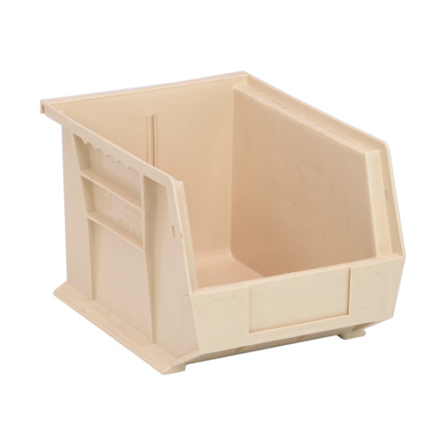 Ivory Ultra Stack and Hang Bins 10.75'' W x 8.25'' D x 7'' H - Case of 6 (10.75 in W x 7 in D x 8.25 in H)