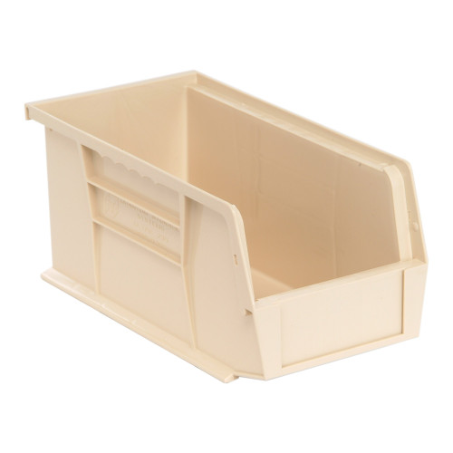 Ivory Ultra Stack and Hang Bins 10.88'' W x 5.5'' D x 5'' H - Case of 12 (10.88 in W x 5 in D x 5.5 in H)