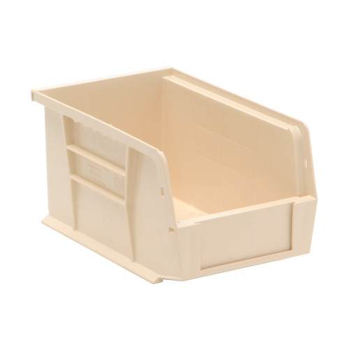 Ivory Ultra Stack and Hang Bins 9.25'' W x 6'' D x 5'' H - Case of 12 (9.25 in W x 5 in D x 6 in H)