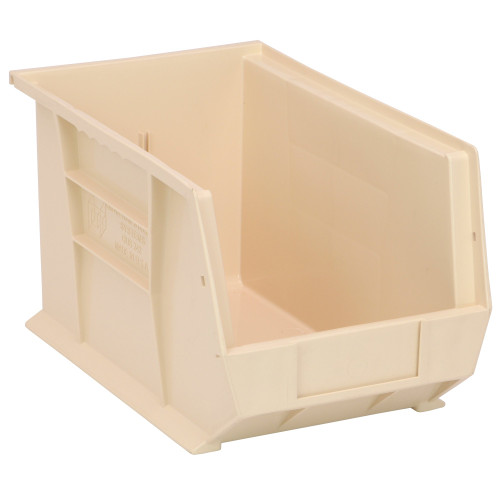 Ivory Ultra Stack and Hang Bins 13.63'' W x 8.25'' D x 8'' H - Case of 12 (13.63 in W x 8 in D x 8.25 in H)