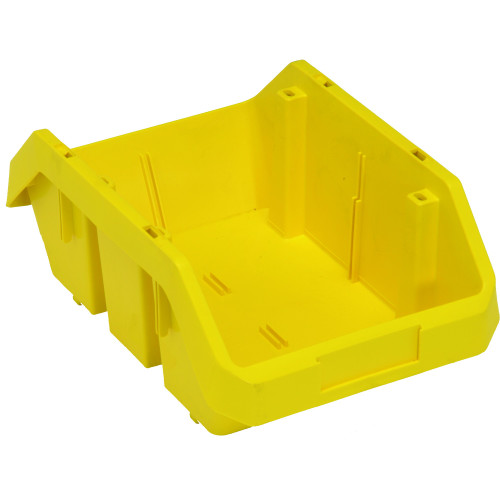Yellow QuickPick Double Sided Bin 12.5'' L x 8.38'' W x 5'' H Case of 20 (12.5 in W x 5 in D x 8.375 in H)