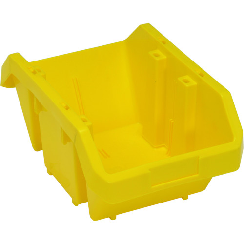 Yellow QuickPick Double Sided Bin 14'' L x 9.25'' W x 6.5'' H Case of 20 (14 in W x 6.5 in D x 9.25 in H)