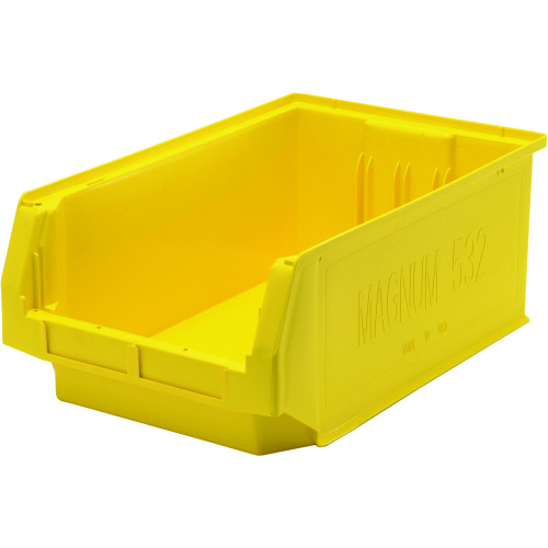 Yellow Magnum Series Bin 19.75'' L x 12.38'' W x 7.88'' H Case of 6 (19.75 in W x 7.875 in D x 12.625 in H)