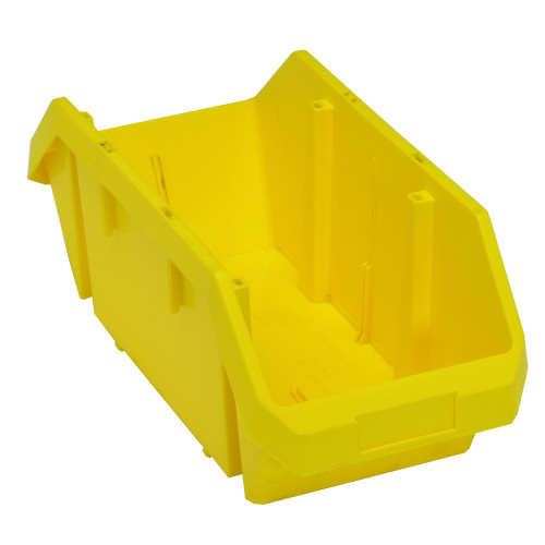 Yellow QuickPick Double Sided Bin 18.5'' L x 8.38'' W x 7'' H Case of 10 (18.5 in W x 7 in D x 8.38 in H)