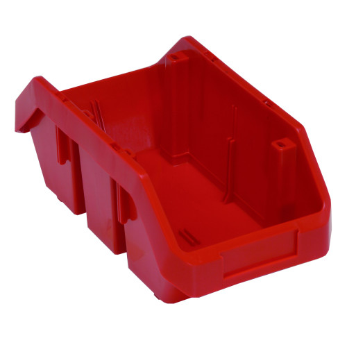 Red QuickPick Double Sided Bin 12.5'' L x 6.63'' W x 5'' H Case of 20 (12.5 in W x 5 in D x 6.625 in H)