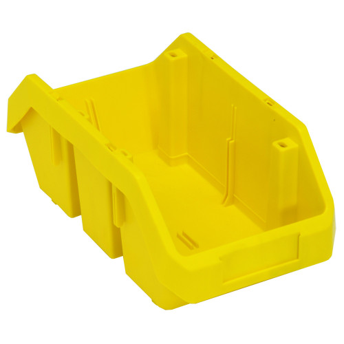 Yellow QuickPick Double Sided Bin 12.5'' L x 6.63'' W x 5'' H Case of 20 (12.5 in W x 5 in D x 6.625 in H)