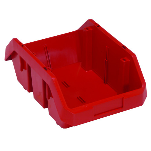 Red QuickPick Double Sided Bin 12.5'' L x 8.38'' W x 5'' H Case of 20 (12.5 in W x 5 in D x 8.375 in H)