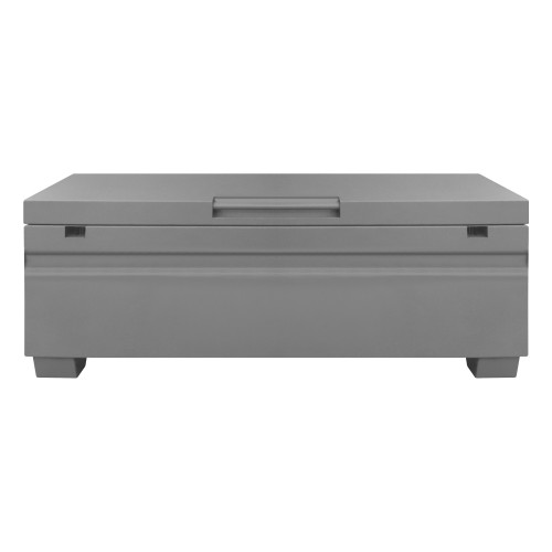 Steel Jobsite Storage Box with Lockable Lid, 20 Cubic Feet (24 in W x 22.8125 in D x 60 in H)