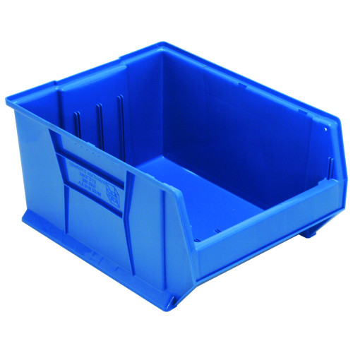 Hulk 24'' Stackable Storage Container 23.875''L x 18.25''W x 12''H - Blue (23.875 in W x 12 in D x 18.25 in H)
