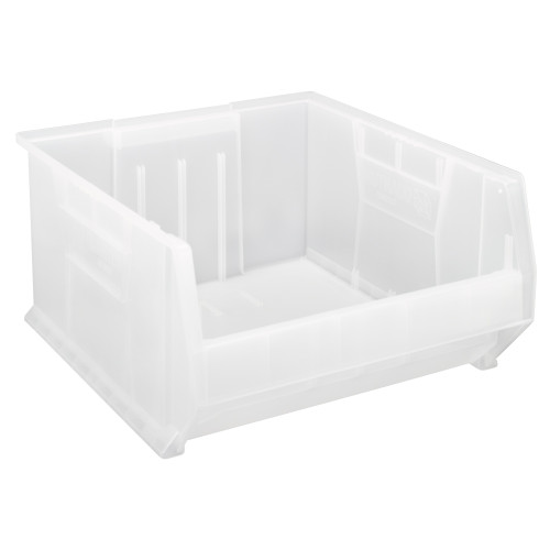 Hulk 24'' Stackable Storage Container 23.875''L x 22.5''W x 12''H - Clear (23.875 in W x 12 in D x 22.5 in H)