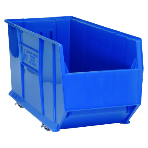Hulk 36'' Mobile Stackable Storage Container 35.875''L x 16.5''W x 20.5''H - Blue (35.875 in W x 17.5 in D x 16.5 in H)
