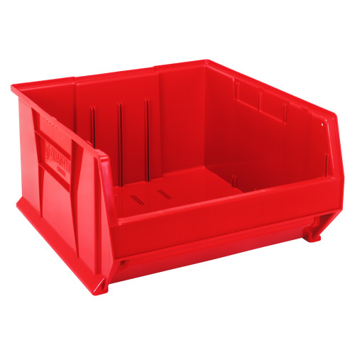 Hulk 24'' Stackable Storage Container 23.875''L x 22.5''W x 12''H - Red (23.875 in W x 12 in D x 22.5 in H)