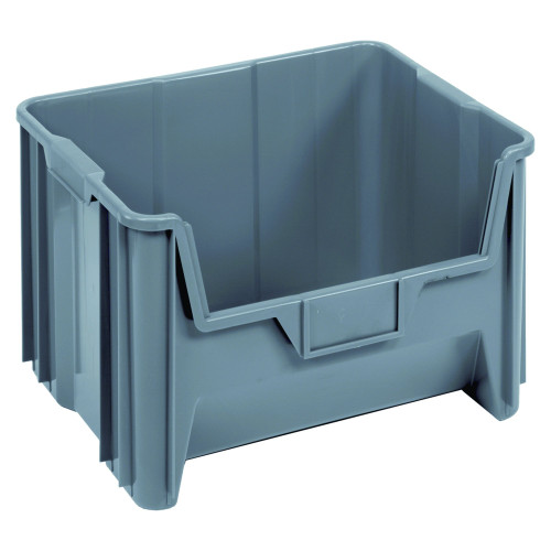 Giant Stack Container - Gray for small parts storage