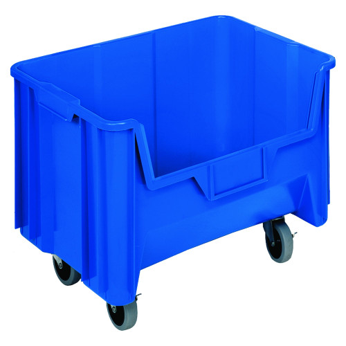 Mobile Giant Stack Container - Blue for small parts storage