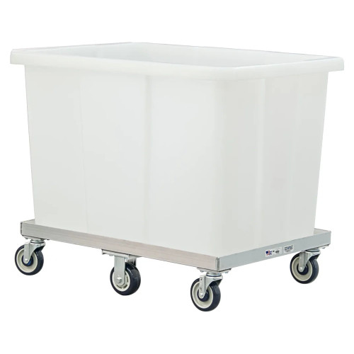 Heavy Duty Mega Mover Bundled Cart - 14 Bushel Capacity - Aluminum Dolly Frame and Molded Poly Tub