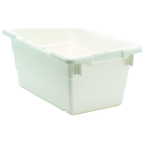 Cross Stack Tub - White - 3.85 Gallon for small parts storage