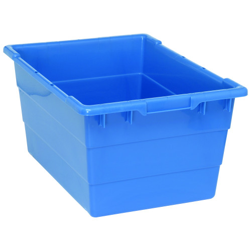 Cross Stack Tub - Blue - 14.38 Gallon for small parts storage