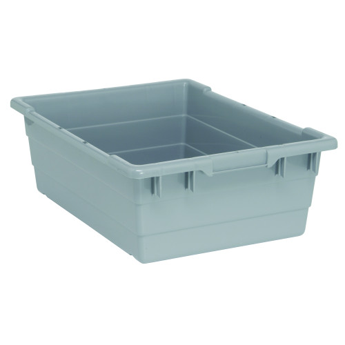 Cross Stack Tub - Gray - 9.81 Gallon for small parts storage