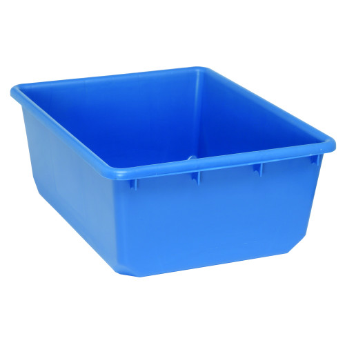 QuanTub Nesting Tote - Blue - 14.6 Gallon for small parts storage