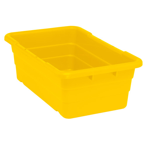 Cross Stack Tub - Yellow - 9.75 Gallon for small parts storage
