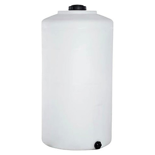 100 Gallon Emergency Water Storage Tank - 26 inch Diameter x 47 inch H - Polyethylene - Above Ground