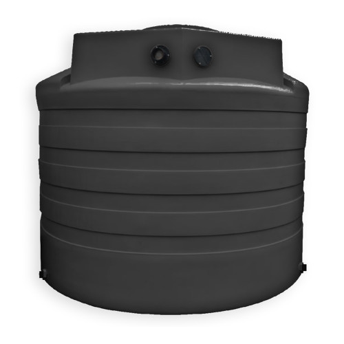 2650 Gallon Rainwater Collection Tank - 102 inch W x 102 inch D x 80 inch H - Polyethylene - Above Ground for