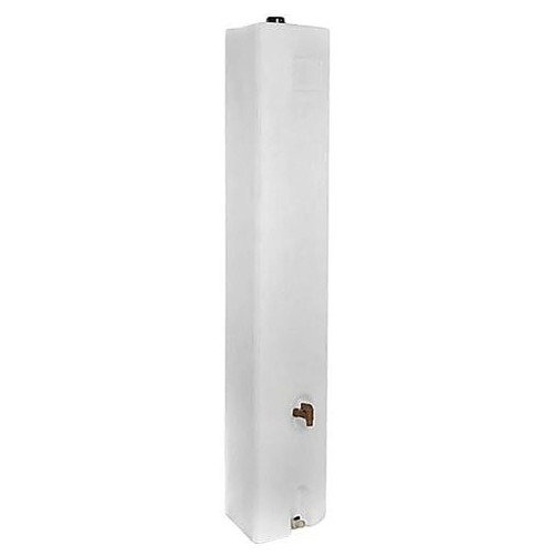 30 Gallon Emergency Water Storage Tank - 15 inch W x 15 inch D x 65 inch H - Polyethylene - Above Ground for