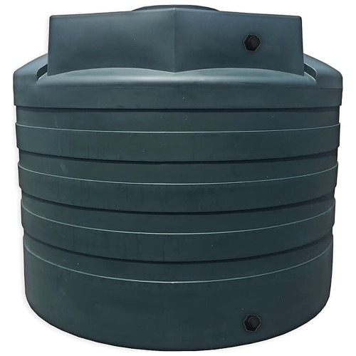 3100 Gallon Vertical Water Storage Tank - 102 inch W x 102 inch D x 96 inch H - Polyethylene - Above Ground for