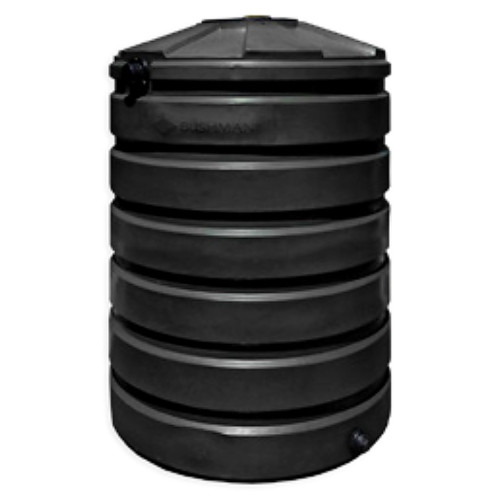 330 Gallon Vertical Water Storage Tank - 41 inch D x 63 inch H - Polyethylene - Above Ground for storage
