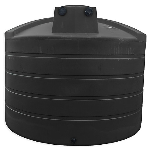 5050 Gallon Vertical Polyethylene Water Storage Tank - 129 inch W x 129 inch D x 96 inch H for storage