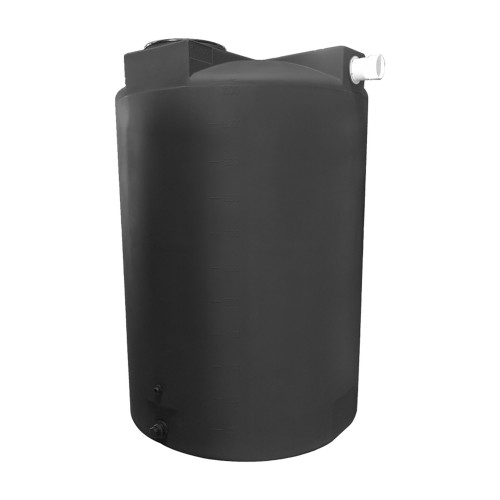 1150 Gallon Above Ground Rainwater Collection Tank - 63 inch Diameter x 90 inch H - Polyethylene for storage