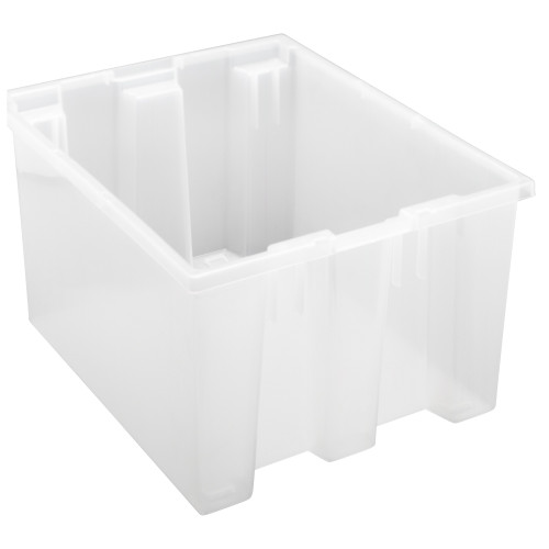 Stack and Nest Tote - Clear for small parts storage