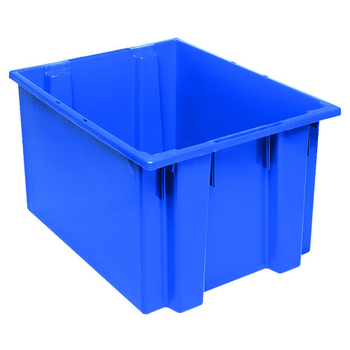 Stack and Nest Tote - Blue for small parts storage
